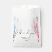 水の色Aerotstatsありがとう性別を明かす フェイバーバッグ (正面)