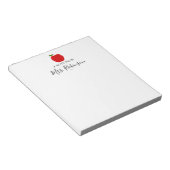 水の色Apple Aノート先生 ノートパッド (アングル)