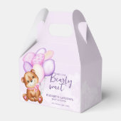 水の色Bearly待ち赤ちゃんシャワー フェイバーボックス (正面サイド)