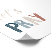 水の色bohoはポスタ祈ーを ポスター (角)