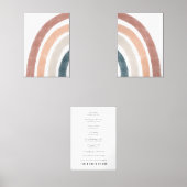 水の色bohoレインボーセット3聖句プリント (正面)