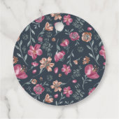 水の色Chihuahua犬誕生日ありがとう フェイバータグ (裏面)