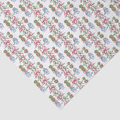 水の色Chinoiserieクリスマスレッドボウトピアリー 薄葉紙 (詳細)