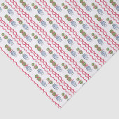 水の色Chinoiserieクリスマスレッドボウトピアリー 薄葉紙 (詳細)