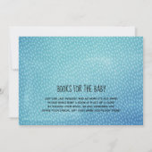 水の色Choo Choo Trainベビーシャワー 招待状 (裏面)