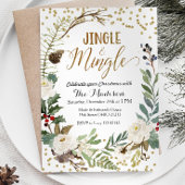 水の色JingleとMingleクリスマスパーティー 招待状