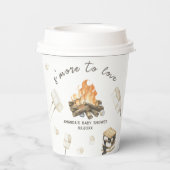 水の色S'moreベビーシャワー 紙コップ (裏面)