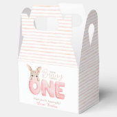 水の色someバニーはワン誕生日ゲストゲーブル フェイバーボックス (オープン)