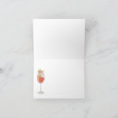 水の色Spritz Orangeありがとうありがとう サンキューカード (内部)