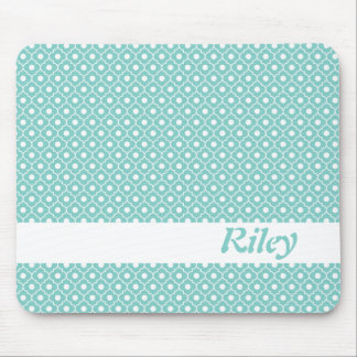 水の花アーガイル柄のなパターンマウスパッド マウスパッド