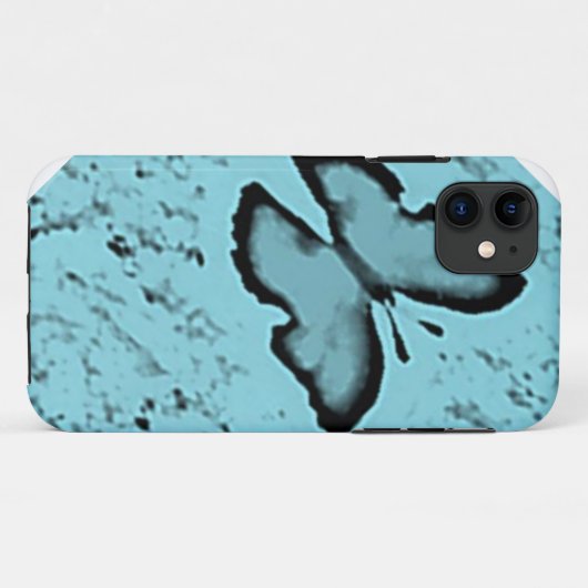 水の蝶iPhone 5の場合 Case-Mate iPhoneケース (裏面(横))