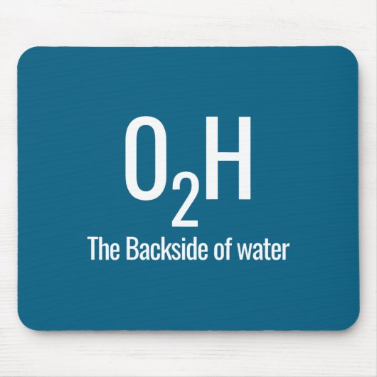 水の裏側O2h マウスパッド (正面)