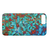 水の赤いケシによってはiPhone 7のプラスの箱が開花します Case-Mate iPhoneケース (裏面(横))