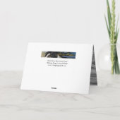 水の走あいさつきカードのダークホース カード (裏面)