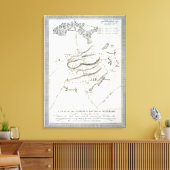 水の輝かしい戦いの計画 キャンバスプリント (インサイチュ (リビング))