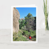 水の道の少女と犬、チェルバ、バレンシア カード (正面)