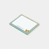 水の金ゴールドのグラデーションな抽象芸術 ポストイット (アングル)