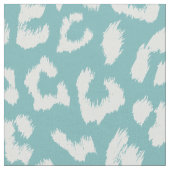 水の青いヒョウのプリントの大規模 ファブリック (クローズアップ)