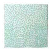 水の青い水彩画はセラミックタイルを落とします タイル (正面)