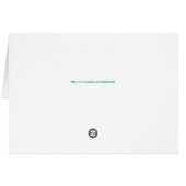 水の青緑の水晶宝石用原石の石パターン (裏面横)