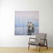 水の静かな体の犬 タペストリー (インサイチュ)