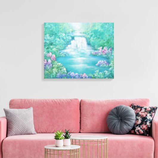 水の音2012 キャンバスプリント (インサイチュ (リビング))