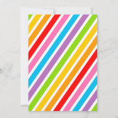 水の飛沫 キッズ サマー パーティ 招待状 (裏面)