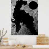 「水の馬と蓋」 JTGアートポスター ポスター (キッチン)