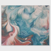 水の驚嘆の写真絵を描 ラッピングペーパー (フラット)