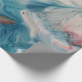 水の驚嘆の写真絵を描 ラッピングペーパー (角)