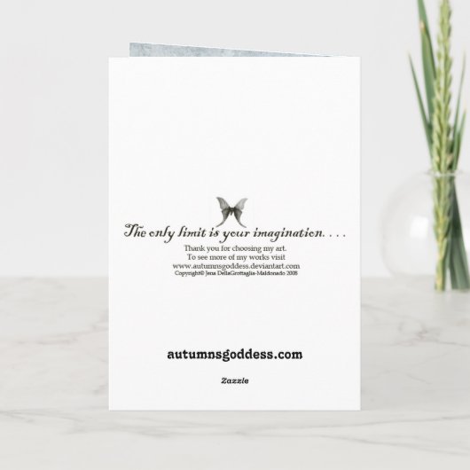 水の高い尼僧 カード (裏面)