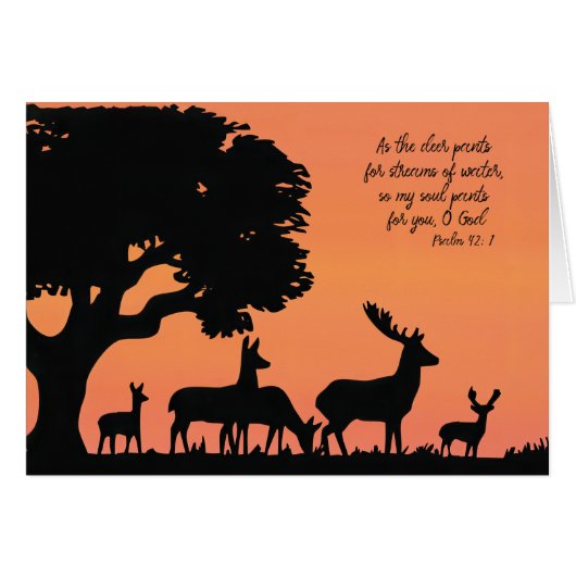 水の鹿のシルエットの鹿のパンツとして (正面横)