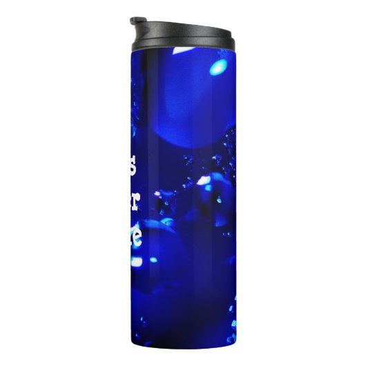 水の黒と青の気象銀河系 タンブラー (回転右)