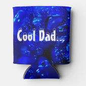 水の黒と青の気象銀河系 缶クーラー (正面)