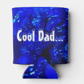 水の黒と青の気象銀河系 缶クーラー (裏面)