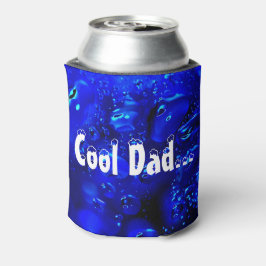 水の黒と青の気象銀河系 缶クーラー