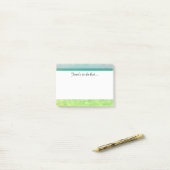 水のCaicosの緑の海|のトルコ人および写真 ポストイット (デスク上)