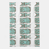 水のTikiの時間 キッチンタオル (縦)