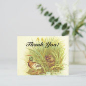 水はがき近くのアヒル ポストカード (スタンド正面)