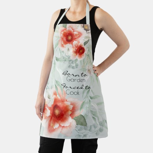 水はっきりした色の牡丹生まれが庭へ エプロン (インサイチュ)