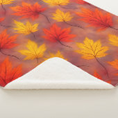 水はっきりした色紅葉 – 秋のグラデーション紅葉 シェルパブランケット (3/4)