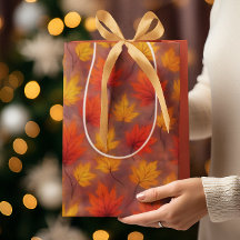 水はっきりした色紅葉 – 秋のグラデーション紅葉