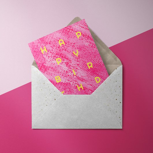 水はっきりした色誕生日カード シーズンカード