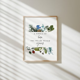 水はホープ・クリスマスのポスターのスリルを彩る ポスター