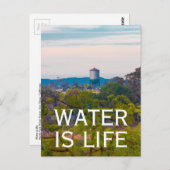 水はライフウォータータワー環境エコロジー ポストカード (正面/裏面)