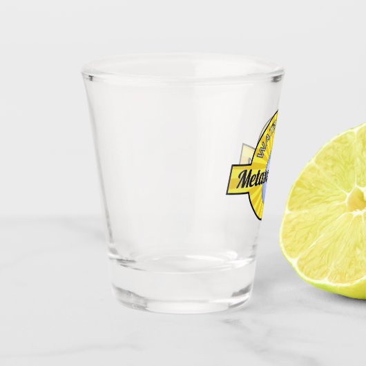 水は交代作用のためです ショットグラス (左)