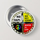 水は人生のパイプラインボタンではないです 缶バッジ (正面&裏面)