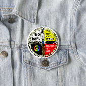 水は人生のパイプラインボタンではないです 缶バッジ (インサイチュ)