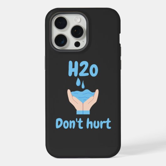 水は傷つけない iPhoneケース (裏面)