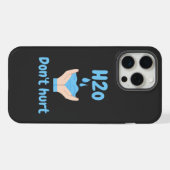 水は傷つけない iPhoneケース (裏面横)
